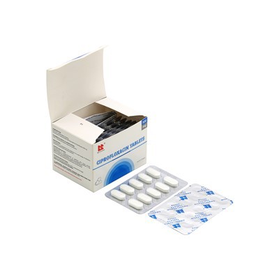 سیپروفلوکسین ہائیڈروکلورائڈ فلم لیپت گولیاں